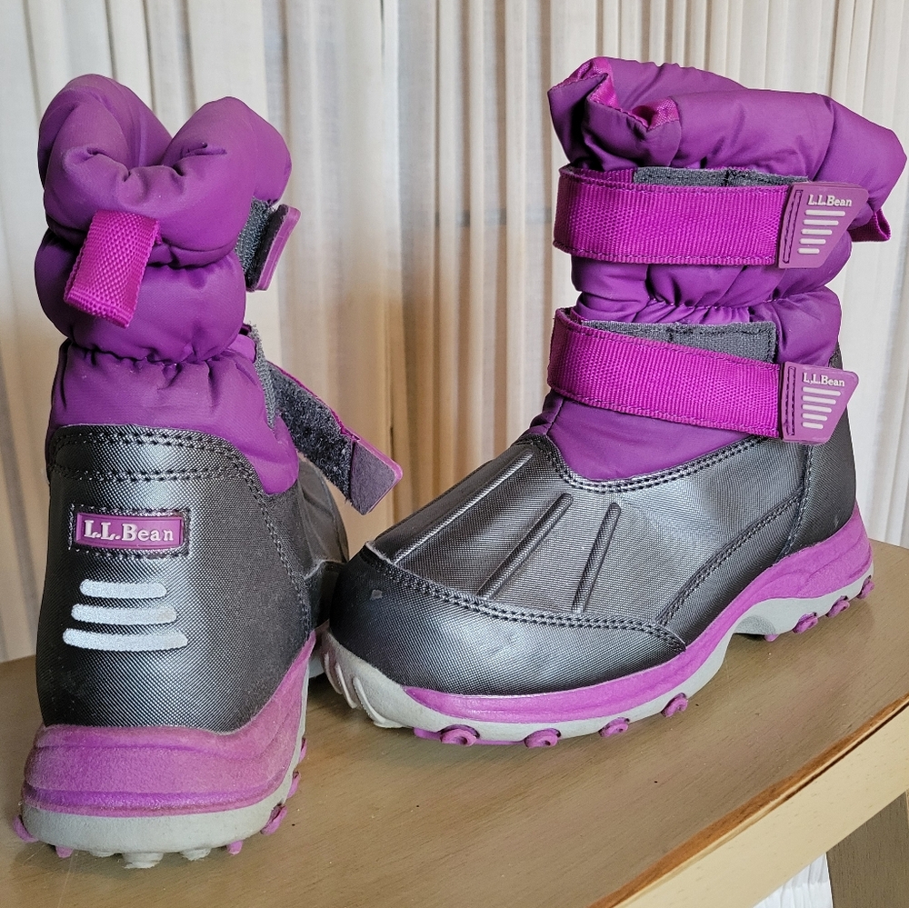 LL BEAN kids snow boots SIZE 13